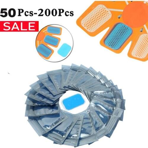 30/100/200pcs Replacement ABS Gel Pads EMS Abdominal Muscle Stimulator Hydrogel Gel Fitness For Abdomen Massage Machine Stickers