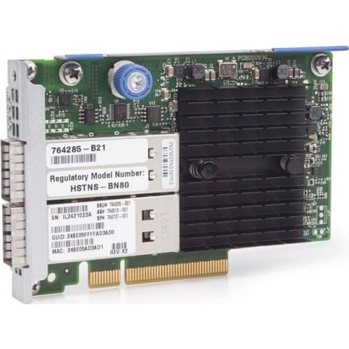 HSTNS-BN80 764285-B21 10GB 2-Port 544FLR-QSFP Adapter 544+FLR-QSFP 764285-B21 764618-001 764737-001