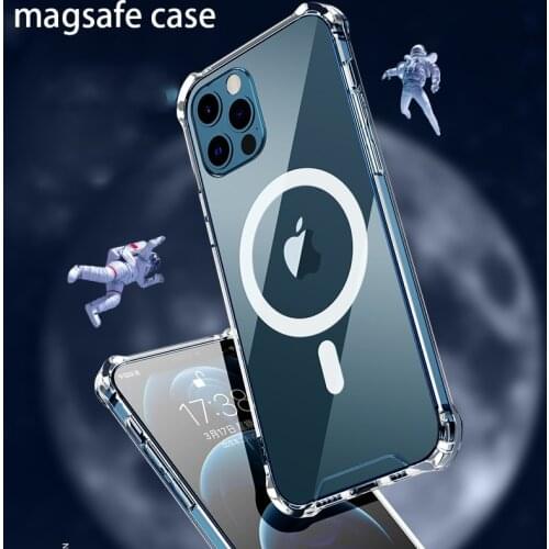 Magsafe Case For iPhone 12 Pro Max 11 Pro Max Xs Max XR X Cases Cover Shockproof Luxury Magsafe For iPhone 12 Mini Phone Case