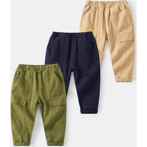 Spring Kids Pants Boys Pants Casual Children Cargo Pants for Boys Baby Girl Pants Winter Pants for Girls Kids Clothing 2-8Y