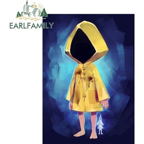 EARLFAMILY 13cm x 9.2cm for Little Nightmare Motorcycle Car Sticker Creative Scratch-Proof Decal Auto Surfboard Vinyl Car Wrap