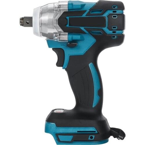 Electric Wrench 18V Brushless Impact Wrench 1/2 inch Cordless Power Tool 520N.m High Torque Rechargeable For Makita Battery