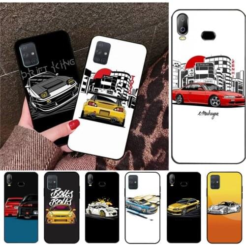 HUAGETOP Tokyo JDM Drift Sport Car Phone Cover For Samsung Galaxy A21 A01 A11 A31 A81 A10 A20 A30 A40 A50 A70 A80 A71 A51