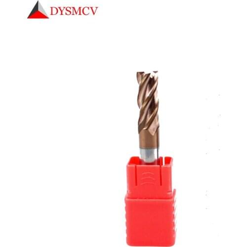 1pc Discount End Mill 10mm Long 75mm HRC55 HRC65 4 Flutes Tungsten Carbide Steel cutting tool CNC maching Endmills