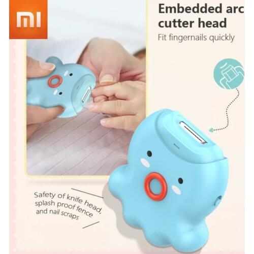 Xiaomi Baby Nail Trimmer Electric Professional Automatic Smart Nail Clipper Mini Saft Manicure Machine Baby Children Nail Tools