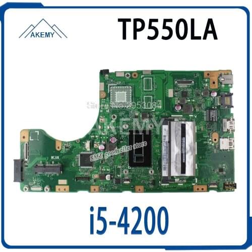 Motherboard For Asus TP550L TP550LJ TP550LN TP550LA TP550LA -I5-4200 CPU-4G RAM Notebook notebook motherboard mainboard