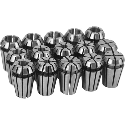 High Quality 15pcs/set ER11 Precision Spring Collet Set For CNC Engraving Machine Lathe Mill Tool