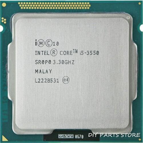 Intel Core i5 3550 i5 -3550 3.3GHz/ 6MB Socket LGA 1155 CPU Processor HD 2500 Supported memory: DDR3-1066, DDR3-1333