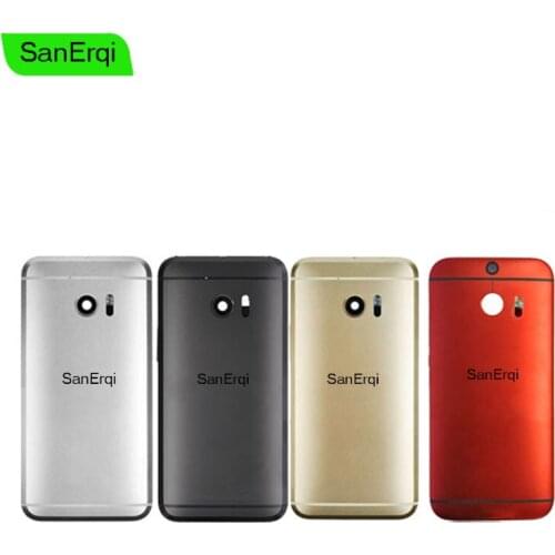SanErqi Housing Door For HTC M10 Back Battery Cover Case with Volume + Camera Lens Digitzer Assembly For HTC M10 Battery Cover