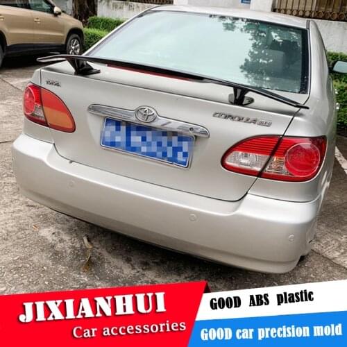 For Toyota Corolla Spoiler 2001-2005 Corolla EX Spoiler NF ABS plastic Material Car Rear Wing Color Rear Spoiler