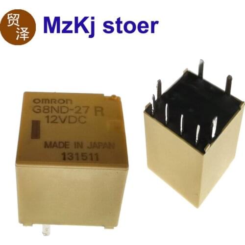 2PCS Hot New Omron G8ND-27R G8ND-27R-12VDC 12V DIP8