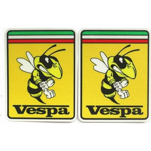 Car Styling Italy Honeybee Motorcycle Helmet Car Sticker Decals for Vespa Piaggio BEE