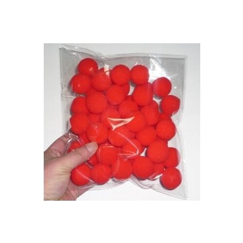 Free shipping 30 pcs/lot 3.5cm Super Soft Sponge Balls(Red) - Close Up Magic,Stage Magia Toys,Gimmick