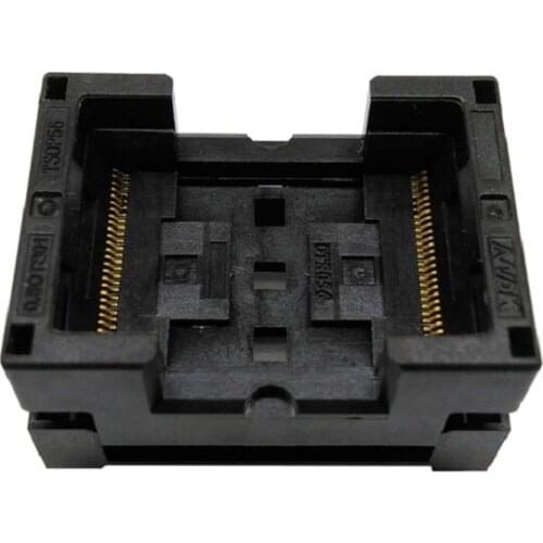 Free Tsop56 chip test socket IC burn in adapter IC354-0562-010 Flash programmer Tsop56-0.5 open top burn in socket