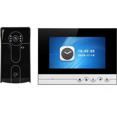 Handfree color screen video doorbell smart security system video door phone for villa