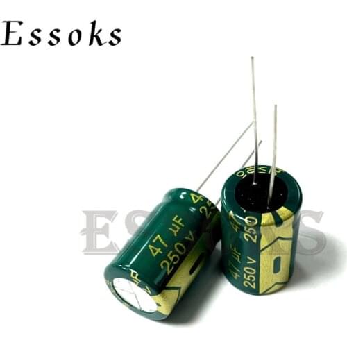 5pcs Electrolytic Capacitor 250V47UF 250V 47UF 13X20 mm High Frequency Low ESR Aluminum Capacitors