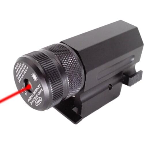 Compact Laser Sight Pistol Sight Red Laser Collimator with Picatinny 20mm Rail for Glock 17 19 20 23 21 Battery Included