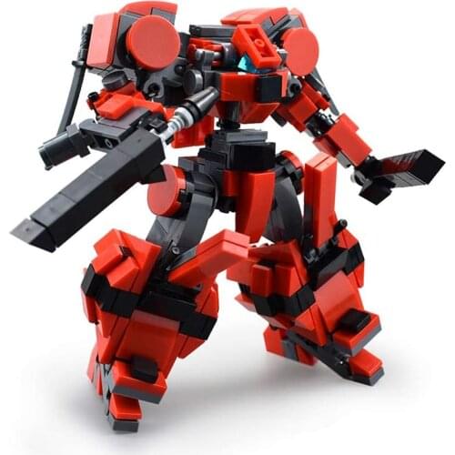Mecha Warrior Building Blocks Kids Toy Fantasy Robot Action Figure Model Toys For Children Assemble Bricks Anime Soldier Dolls