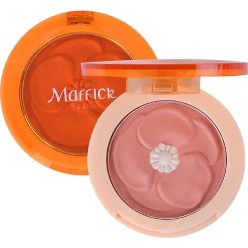 MAFFICK 2 Colors Blush Peach Pallete Face Blush Mineral Pigment Palette Cream Shining Blusher Face Red Shadow Cosmestics Powder