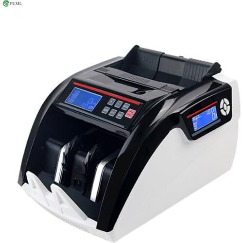 Multi Currency Fake Note Detection Compatible Bill Counter Machine Cash Money Counting Machine Suitable for EURO DOLLAR 5800D