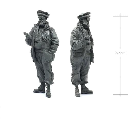 1/35 Resin Model Afghanistan Anti-American Guerrilla Captain Rifleman Resin Soldier Free Shipping