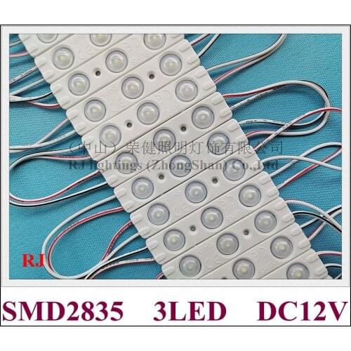 2021 new generation LED light module for sign letters DC12V 1.2W 150lm SMD 2835 68mm*15mm*7mm aluminum PCB high bright