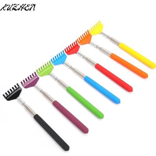 Stainless Steel Retractable Claw Back scraper Telescopic Back Scratcher Extendible Body Massage Stick Health care