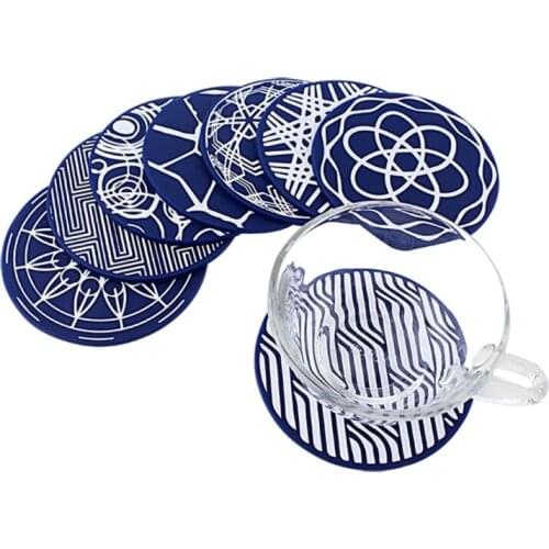 New Non-slip Insulation Oilproof Placemat Western Food Mat Dining Tableware Table Mat Pads Bowl Cup Coaster Kitchen Accessorie