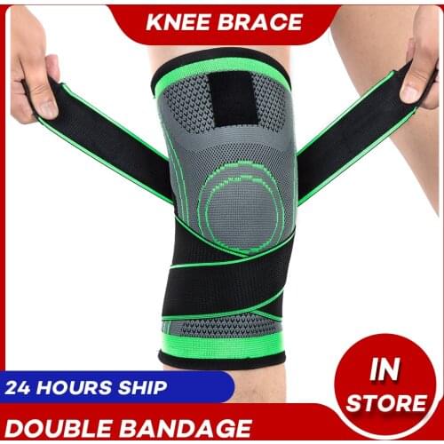 Adjustable Elastic Bandage Knee Sleeve Volleyball Strap Knee Support Patella Belt Football Knee Brace Support Pads rodillera