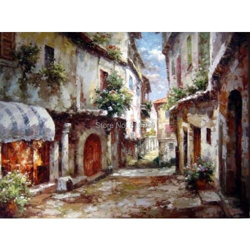 Hand-painted famous oil painting high quality Modern artists painting Classical landscape DM141126032