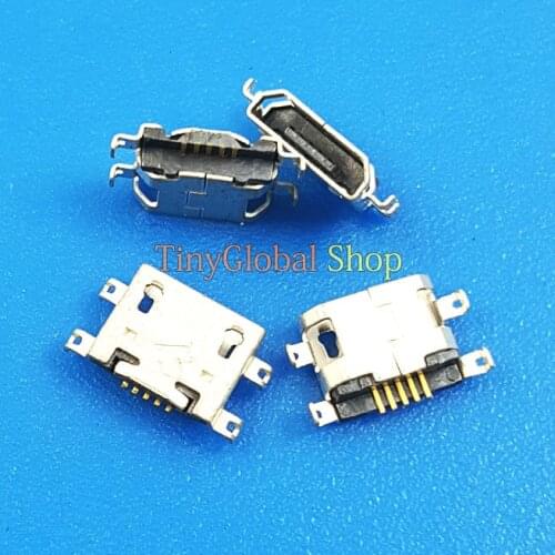 5pcs/lot Coopart New Micro USB Charger Jack 5P Socket Connector replacement for Lenovo s856t s856