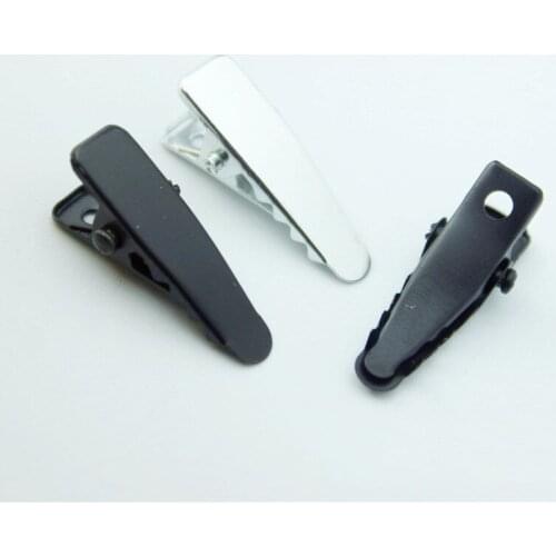 200pcs 2.5cm Mini Clips Single Prong Alligator Hairpin with Teeth Blank Setting Jewelry Making Base for DIY Hair Clips