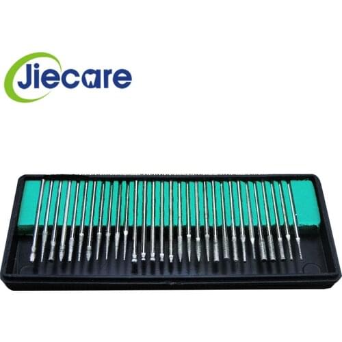 30PCS/Box High Quality Dental Burrs Bur Bit Set Diamond Grinding Drill Grinder Bits Rotary Tool Dental Equipment Free Shipping