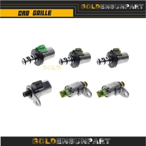 6PCS/Set Gearbox Shift Solenoid Valve 4F27E D48421A D46950 48420K-R For Ford Focus Fiesta MAZ-DA 2 3 5 6 Transmission Solenoid