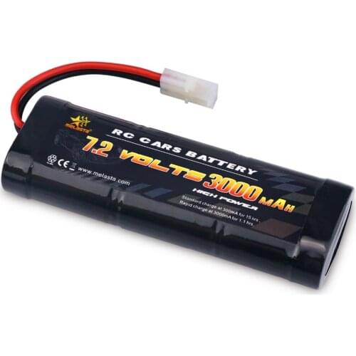 7.2V 3000mAh NiMH Rechargeable Battery Pack with Tamiya Plug for RC car truck boat