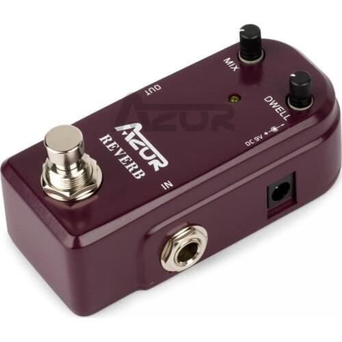 AZOR AP311 Reverb Mini Guitar Effect Pedal Reverb Mini Guitar Pedal 9V Guitar Parts Accessories Reverb Pedal Effect