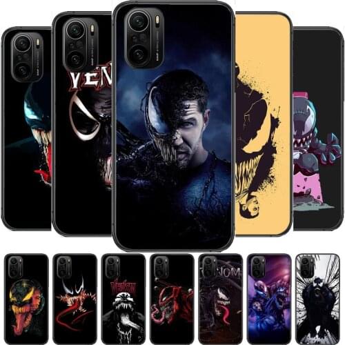Movie Marvel venom Phone Case For xiaomi redmi POCO F1 F2 F3 X3 Pro M3 9C 10T Lite NFC Black Cover Silicone Back Prett mi 10 ult