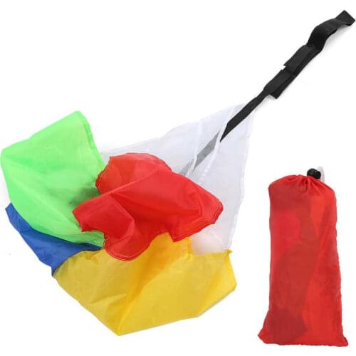 Children Speed Training Resistance Parachute Running Drag Chute Soccer Football Training Parachute Physical Training Equipment