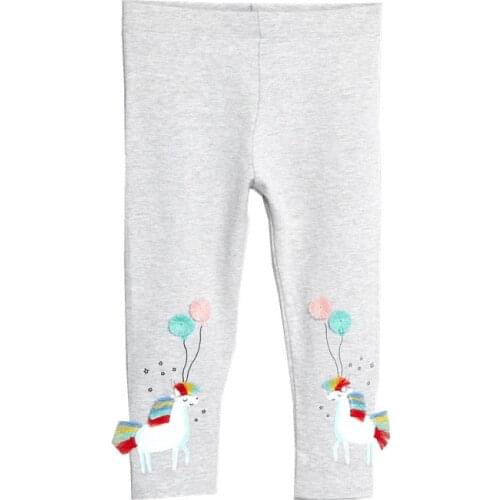 Jumping meters new designed baby girls unicorn cartoon Trousers hot selling kids Pencil Pants 2019 new fashion Legging Pants