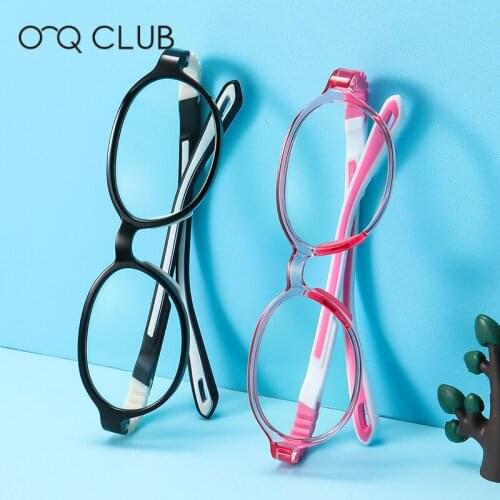 O-Q CLUB Children Glasses Optical Prescription Kids Comfortable Eyeglasses Anti Blue Light Boys Girls Fashion Eyewear TR-ZC815