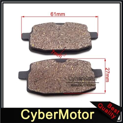Motorcycle Disc Caliper Brake Pads Shoes For 50cc 70cc 90cc 110cc 125cc 150cc Pit Dirt Bike ATV Quad 4 Wheeler Moped Scooter