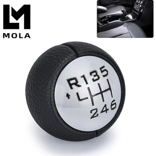 For PEUGEOT 307 308 3008 407 5008 807 PARTNER B9 TEPEE Gear Shift Knob 6 speed for citron C3 (A51) C4, C4 Picasso GSK80
