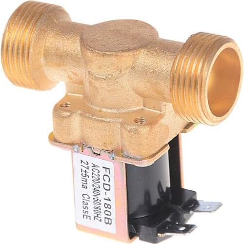 Electric Solenoid Valve Water Normally Closed Air Inlet 3/4inch Flow 12 V DC,220V,24V Gold Switch