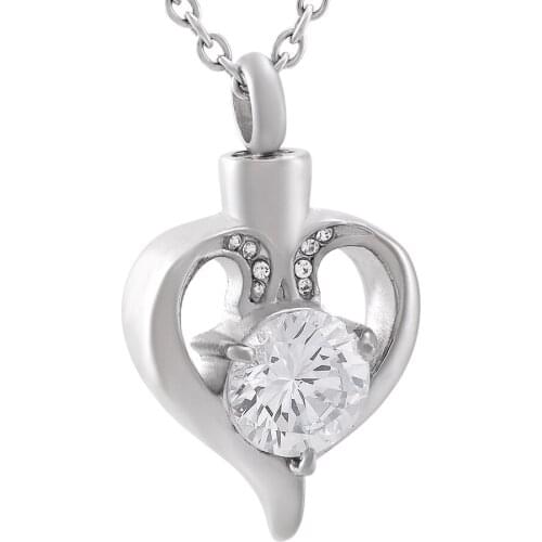 Cabochon Crystal Stone Memorial Ashe Keepsake Pendant Necklace For Human/Pet Ashes Funeral Cremation Jewelry New Design