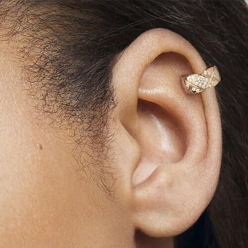 Punk Gold Metal Ear Cuff Cartilage Ear Clip for Women No Pierced C Shape Geometric Small Earcuff Ear Wrap Earcuff Clips Jewelry