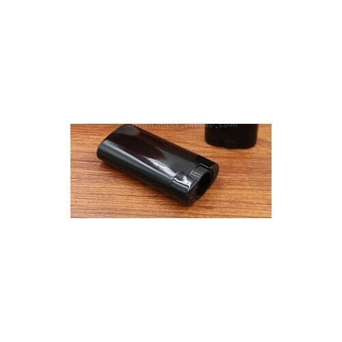 Lot of 100pcs 15ml black Deodorant Container Lotion Bar 15g Oval Twist Tube Round Lip Balm 0.5oz