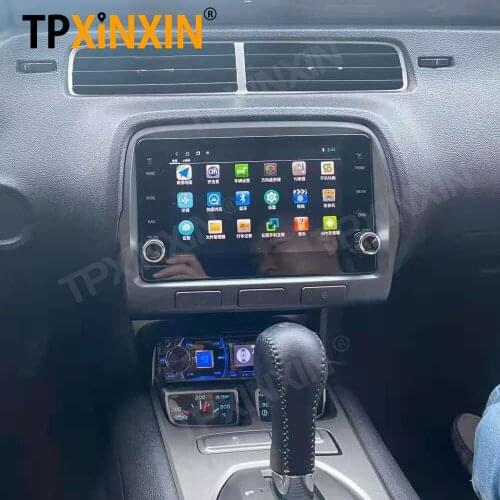 10" Carplay PX6 Android 10.0 6+128G For Chevrolet Camaro 2010-2015 Multimedia Player Auto Radio Tape Recorder GPS Navi Head Unit