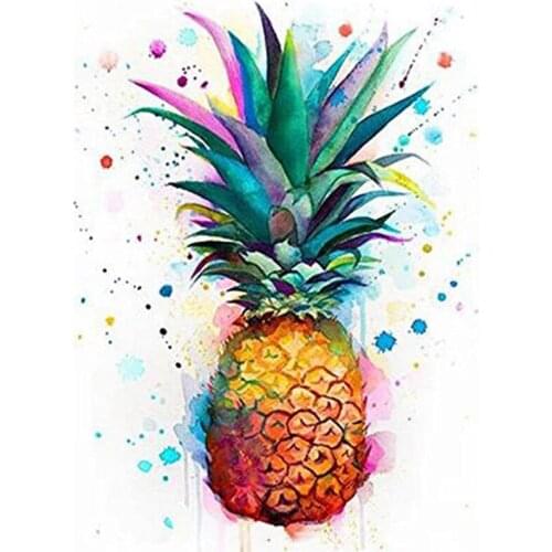 Pineapple Diamond Painting Full Drill 5D Diy Rhinestone Embroidery Kit 30X40cm