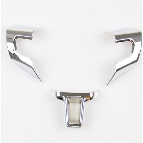 Steering Wheel Decorative sheet cover for GOLF 6 MK6 POLO MK5 MK6 bora ABS Chrome trim accessories AP-044