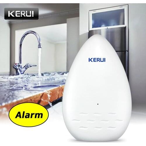 KERUI New WD51 Wireless 433MHZ Water leak Detector Water leakage sensor alarm for G18 W18 W2 G19 Home Security Alarm System